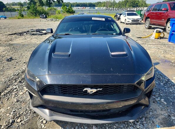 1FA6P8TH8J5116448 2018 FORD MUSTANG Black Widok z przodu