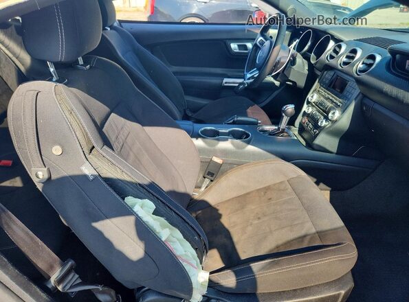 1FA6P8TH8J5116448 2018 FORD MUSTANG Black Widok wnętrza z przodu