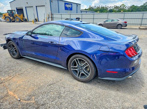 1FA6P8TH8K5133221 2019 FORD MUSTANG Blue Rear left