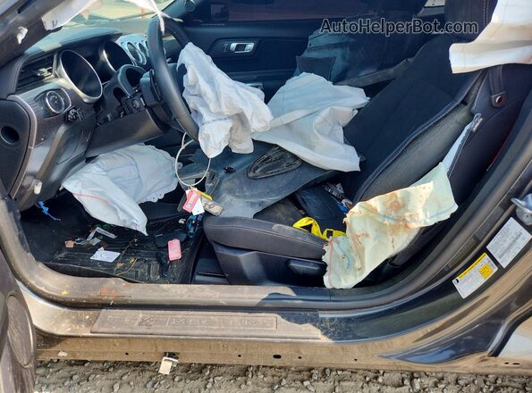 1FA6P8TH8K5182516 2019 FORD MUSTANG Charcoal Vista interior delantera
