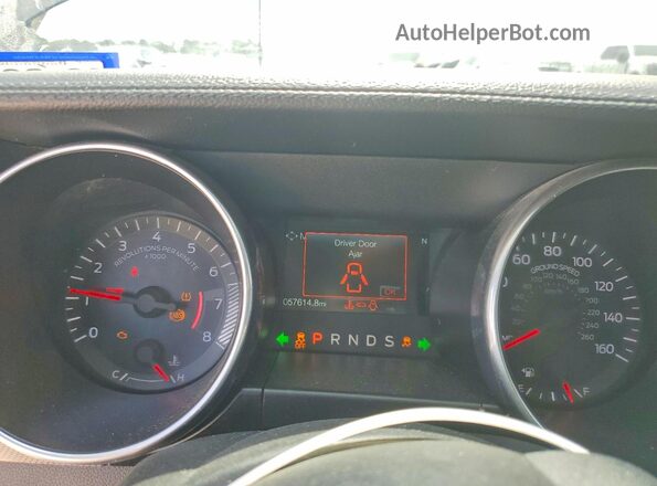 1FA6P8TH8L5159707 2020 FORD MUSTANG Black Instrument cluster view