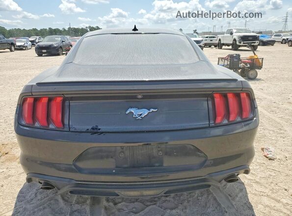 1FA6P8TH8L5159707 2020 FORD MUSTANG Black Rear view