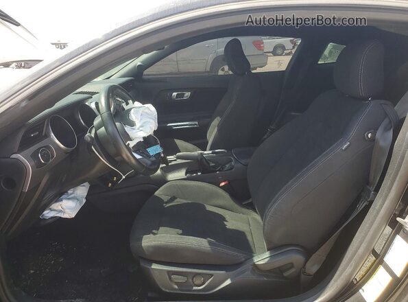 1FA6P8TH8L5159707 2020 FORD MUSTANG Black Front interior view
