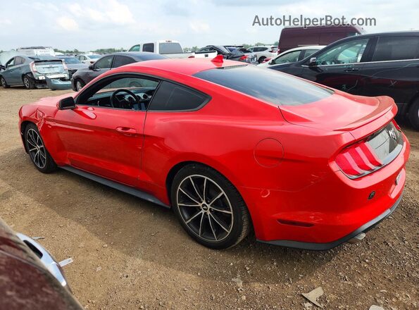 1FA6P8TH8M5113909 2021 FORD MUSTANG Red Rear left