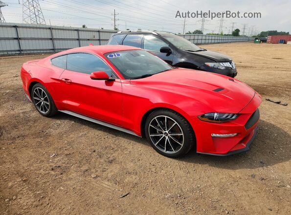 1FA6P8TH8M5113909 2021 FORD MUSTANG Red Front right