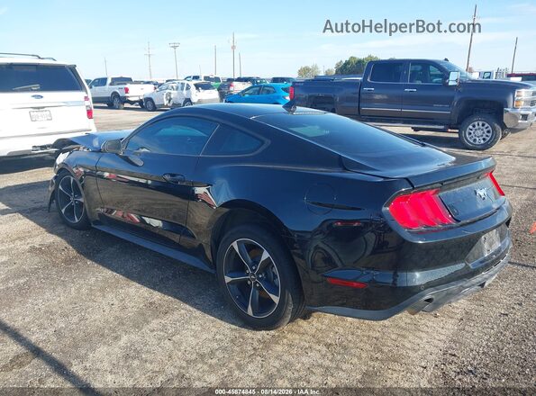 1FA6P8TH8N5147754 2022 FORD MUSTANG Black Trasero izquierdo