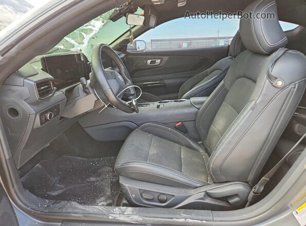1FA6P8TH8R5100469 2024 FORD MUSTANG Charcoal წინა სალონის ხედი