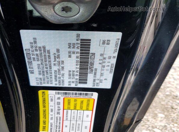 1FA6P8TH8R5102268 2024 FORD MUSTANG Black Շարժիչի բաժամունքի տեսք