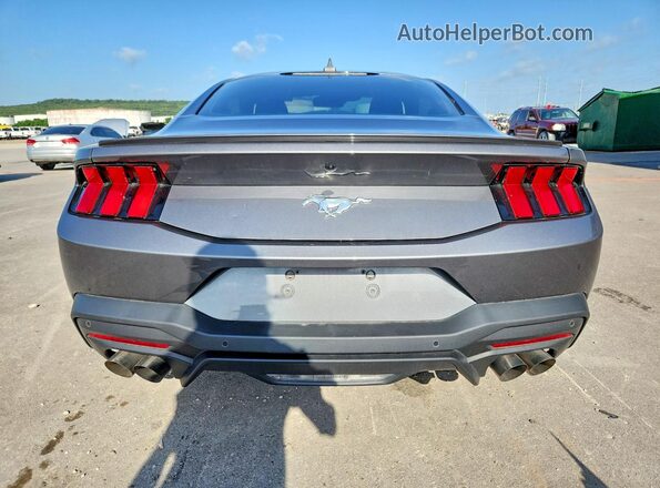 1FA6P8TH8R5111696 2024 FORD MUSTANG Gray Հետևի տեսք