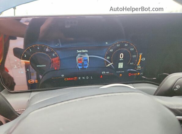 1FA6P8TH8R5114369 2024 FORD MUSTANG Синий Вид щитка приборов