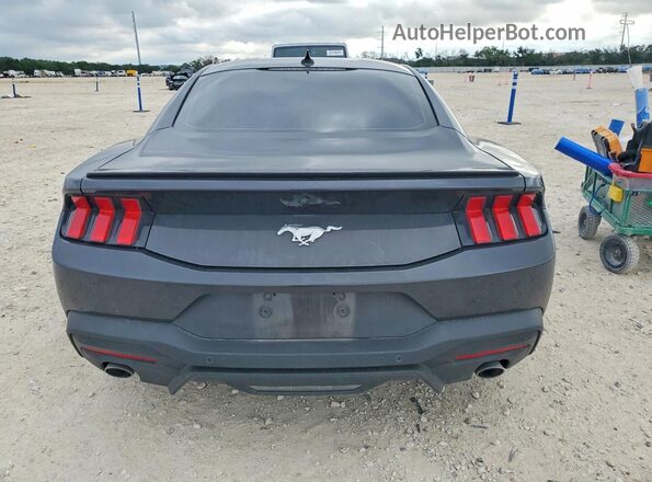 1FA6P8TH8R5118924 2024 FORD MUSTANG Черный Вид сзади