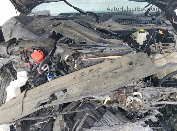 1FA6P8TH8R5118924 2024 FORD MUSTANG Черный Вид задней части салона