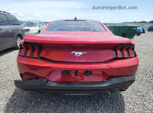 1FA6P8TH8R5130149 2024 FORD MUSTANG Red Vista trasera