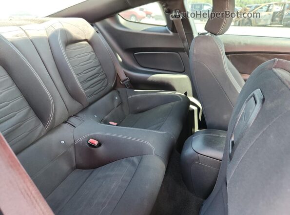 1FA6P8TH9G5265248 2016 FORD MUSTANG Silver Rear seats view