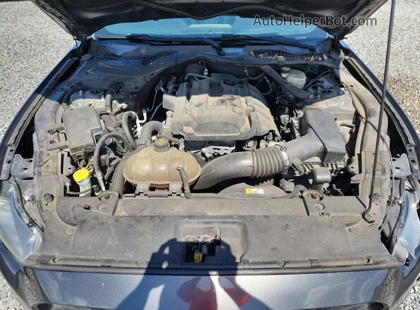1FA6P8TH9G5265248 2016 FORD MUSTANG Silver Rear interior view