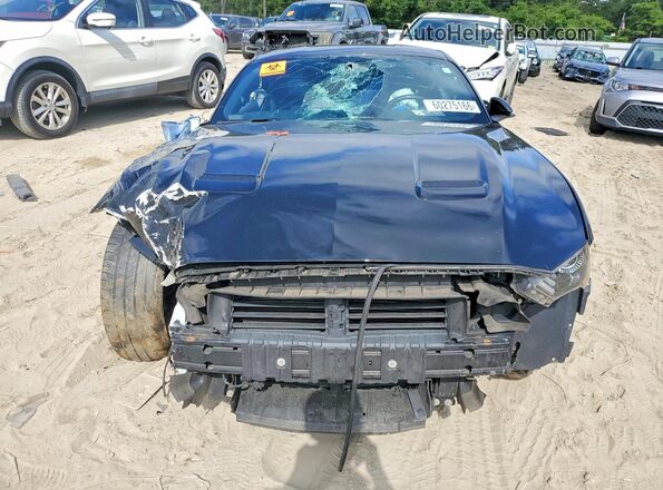 1FA6P8TH9J5153685 2018 FORD MUSTANG Black Դիմացի տեսք