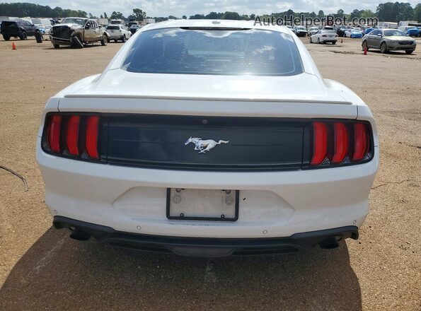 1FA6P8TH9K5133891 2019 FORD MUSTANG White უკანა ხედი