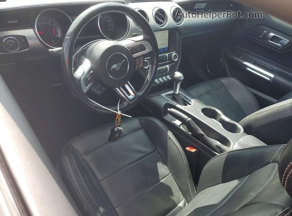 1FA6P8TH9K5133891 2019 FORD MUSTANG White წინა პანელის ხედი