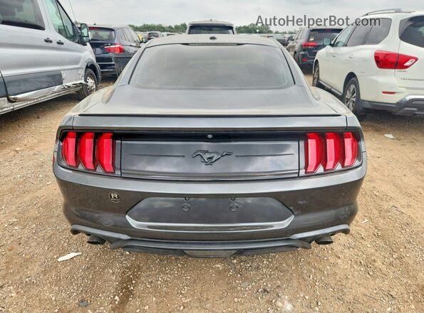 1FA6P8TH9K5174084 2019 FORD MUSTANG Gray უკანა ხედი