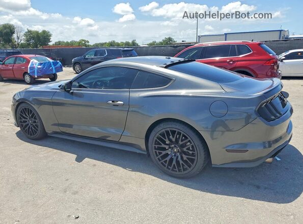 1FA6P8TH9K5188700 2019 FORD MUSTANG Charcoal Trasero izquierdo