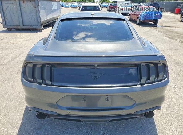 1FA6P8TH9K5188700 2019 FORD MUSTANG Charcoal Vista trasera