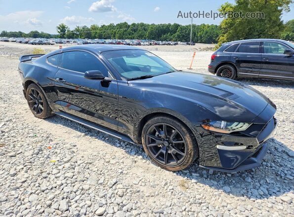 1FA6P8TH9M5113501 2021 FORD MUSTANG Черный Передняя правая четверть