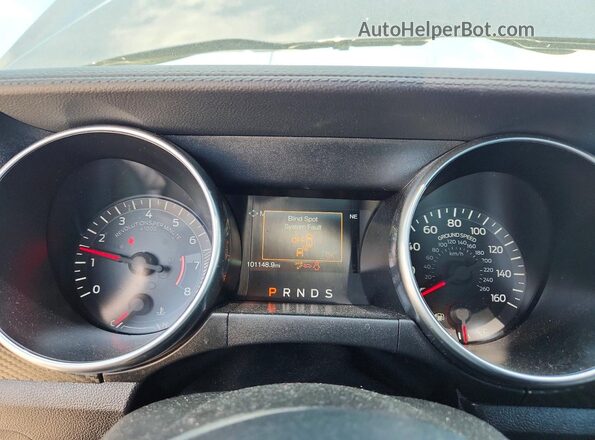 1FA6P8TH9M5113501 2021 FORD MUSTANG Черный Вид щитка приборов
