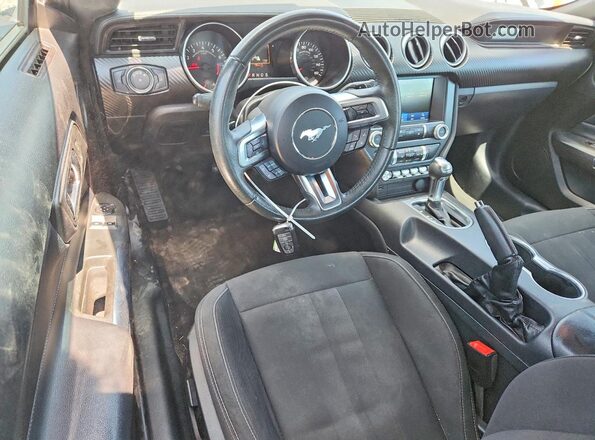 1FA6P8TH9M5113501 2021 FORD MUSTANG Черный Вид панели приборов