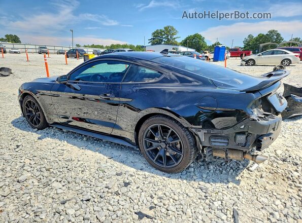 1FA6P8TH9M5113501 2021 FORD MUSTANG Черный Задняя левая четверть