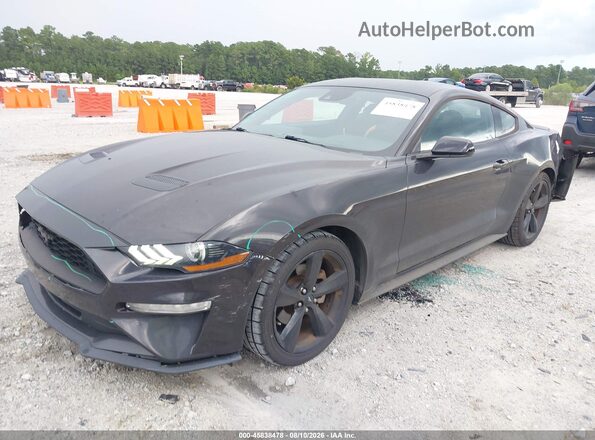 1FA6P8TH9N5113564 2022 FORD MUSTANG Black Przód lewy