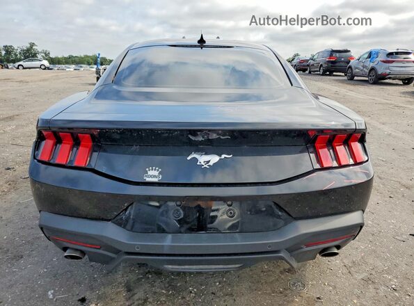 1FA6P8TH9R5110220 2024 FORD MUSTANG Black Հետևի տեսք