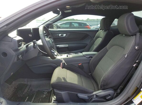 1FA6P8TH9R5110220 2024 FORD MUSTANG Black Սալոնի դիմացի տեսք