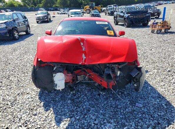 1FA6P8TH9R5111898 2024 FORD MUSTANG Red Front view