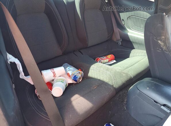 1FA6P8TH9R5111898 2024 FORD MUSTANG Red Rear seats view