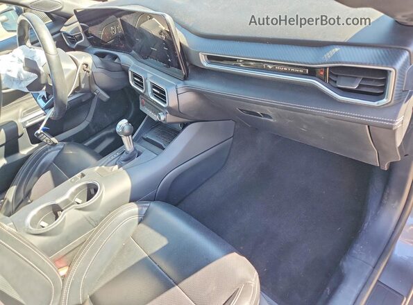 1FA6P8TH9R5116809 2024 FORD MUSTANG Gray Առջևի վահանակի տեսք