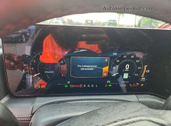 1FA6P8TH9S5120185 2025 FORD MUSTANG Pink ხელსაწყოთა პანელის ხედი