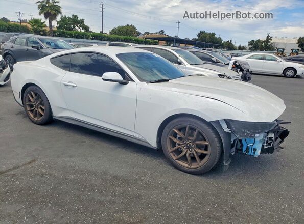 1FA6P8TH9S5129176 2025 FORD MUSTANG White Delantero derecho