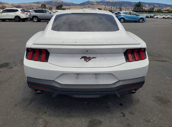1FA6P8TH9S5129176 2025 FORD MUSTANG White Vista trasera