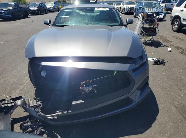 1FA6P8TH9S5129324 2025 FORD MUSTANG Gray Vista frontal