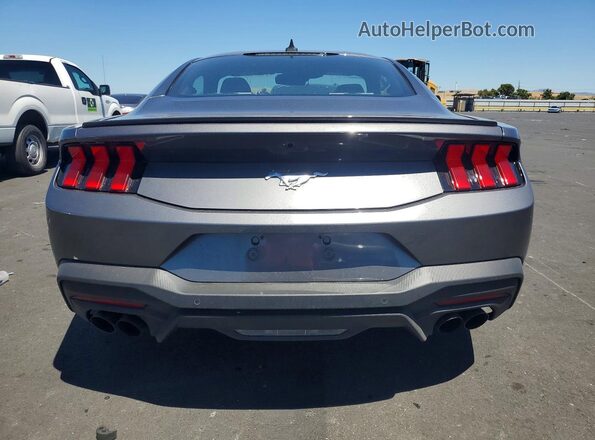 1FA6P8TH9S5129324 2025 FORD MUSTANG Gray Vista trasera