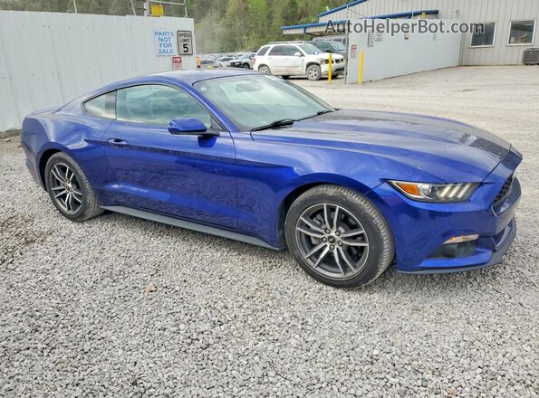 1FA6P8THXG5312285 2016 FORD MUSTANG Blue Przód prawy