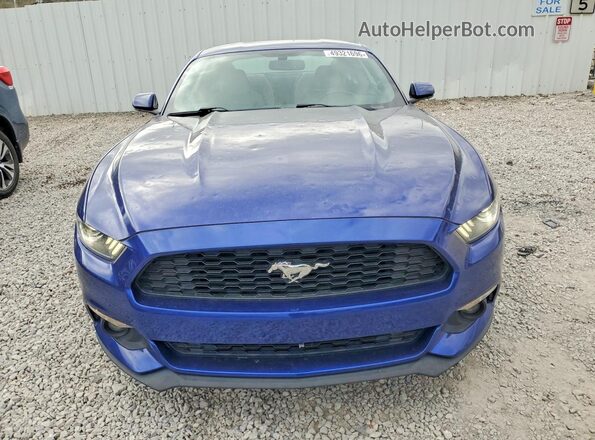 1FA6P8THXG5312285 2016 FORD MUSTANG Blue Widok z przodu