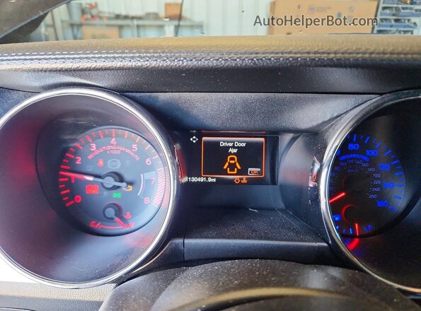 1FA6P8THXG5312335 2016 FORD MUSTANG Black ხელსაწყოთა პანელის ხედი