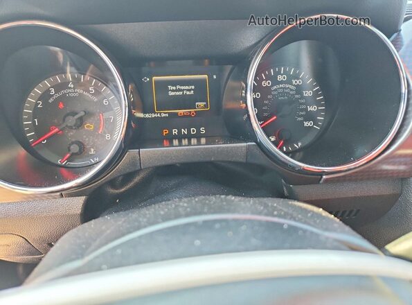 1FA6P8THXH5316998 2017 FORD MUSTANG Silver Вид щитка приладів