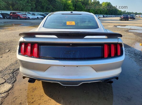 1FA6P8THXH5316998 2017 FORD MUSTANG Silver Вид ззаду