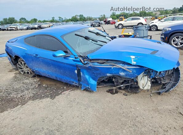 1FA6P8THXK5117828 2019 FORD MUSTANG Blue წინა მარჯვენა
