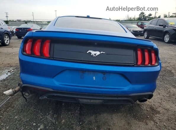 1FA6P8THXK5117828 2019 FORD MUSTANG Blue უკანა ხედი