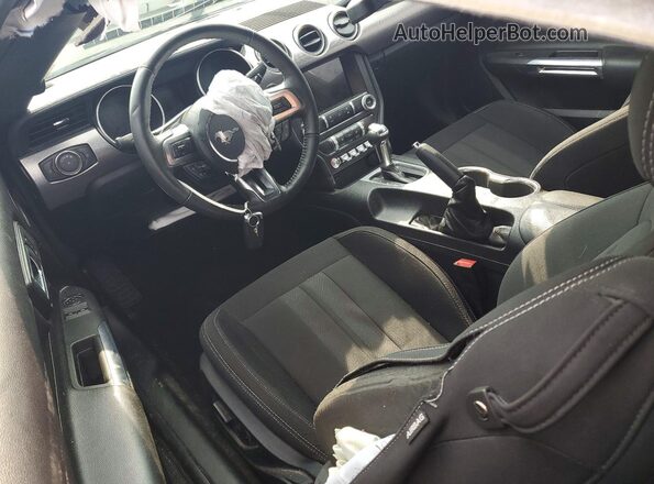 1FA6P8THXK5117828 2019 FORD MUSTANG Blue წინა პანელის ხედი