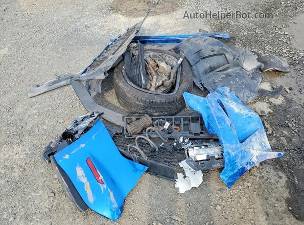 1FA6P8THXK5117828 2019 FORD MUSTANG Blue ძრავის განყოფილების ხედი
