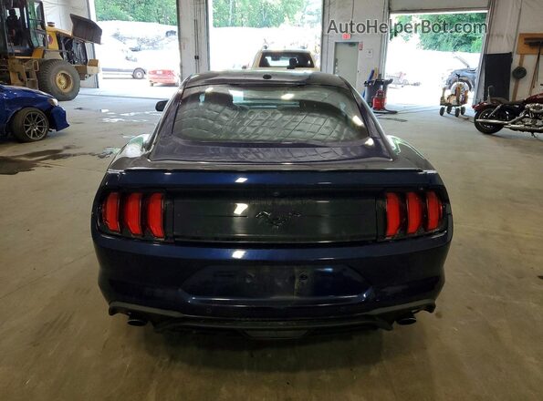 1FA6P8THXK5165846 2019 FORD MUSTANG Blue Vista trasera